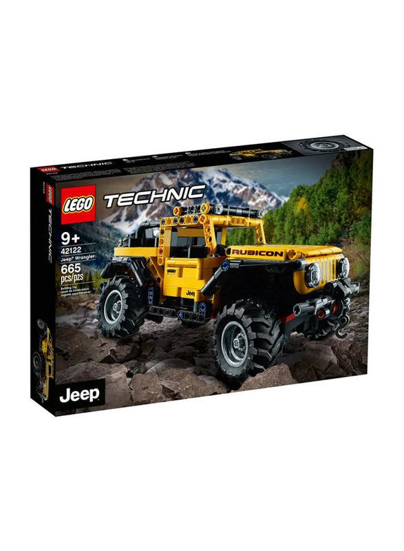 Lego Technic: Jeep Wrangler, 42122, 665 Pieces, Ages 9+