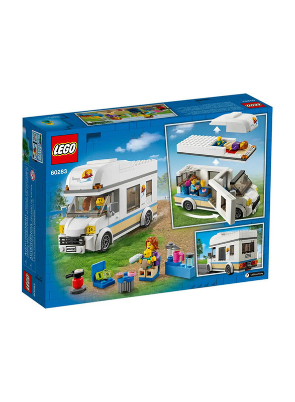 Lego City Holiday Camper Van Building Set, 190 Pieces, Ages 5+, 60283, Multicolour