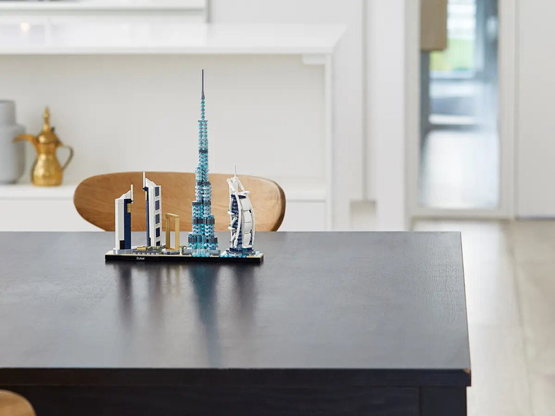 Lego Architecture Dubai Skyline Building Set, 740 Pieces, Ages 16+, 21052, Multicolour