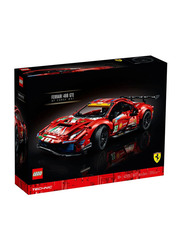 Lego Technic: Ferrari 488 GTE “AF Corse #51”, 42125, 1677 Pieces, Ages 18+