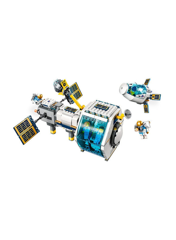 Lego City Lunar Space Station Building Set, 500 Pieces, Ages 6+, 60349, Multicolour