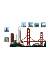 Lego Architecture San Francisco Building Set, 565 Pieces, Ages 12+, 21043, Multicolour