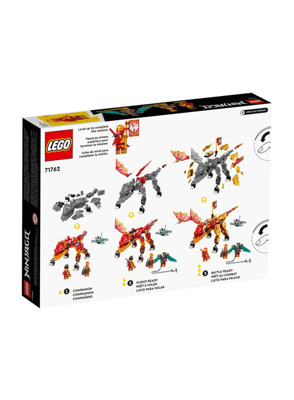 Lego 71762 Ninjago Kai's Fire Dragon Evo Building Set, 204 Pieces, Ages 6+