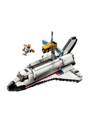 Lego Creator 3-in-1 Space Shuttle Adventure Building Set, 486 Pieces, Ages 8+, 31117, Multicolour