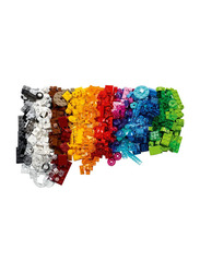 Lego Classic Creative Transparent Bricks Building Set, 500 Pieces, Ages 4+, 11013, Multicolour