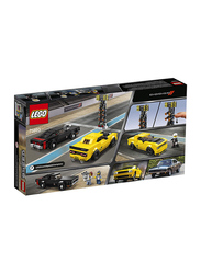 Lego 75893 Speed Champions 2018 Dodge Challenger SRT Demon & 1970 Charger R/T Model Building Set, 478 Pieces, Ages 7+