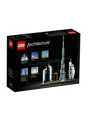 Lego Architecture Dubai Skyline Building Set, 740 Pieces, Ages 16+, 21052, Multicolour