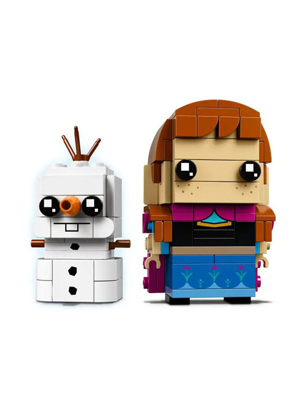 Lego Brickheadz Anna & Olaf Building Set, 201 Pieces, Ages 10+, 41618, Multicolour