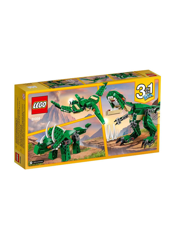 Lego Creator 3-in-1 Mighty Dinosaurs Building Set, 174 Pieces, Ages 7+, 31058, Multicolour