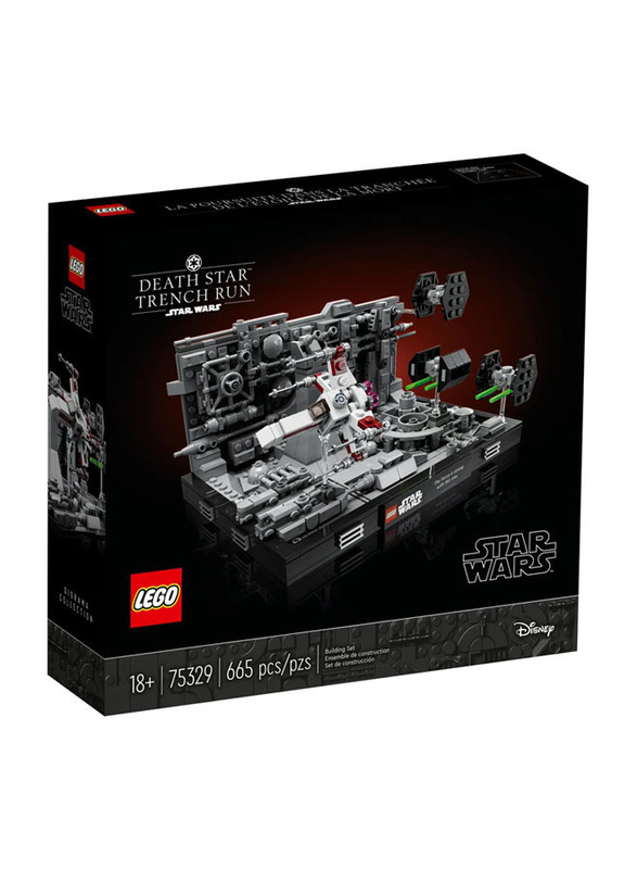 Lego Star Wars: Death Star Trench Run Diorama, 75329, 665 Pieces, Ages 18+