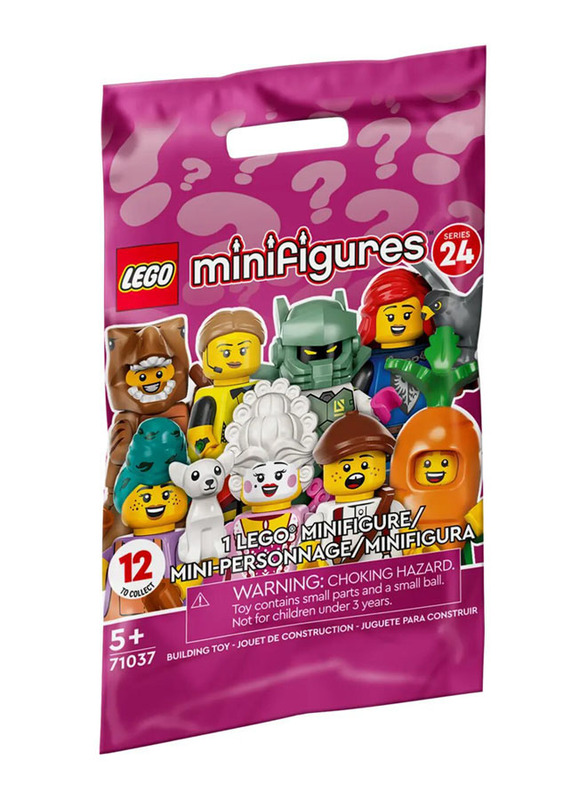 Lego Minifigures Series 24 Building Set, 8 Pieces, Ages 5+, 71037, Multicolour