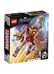 Lego 76203 Marvel Iron Man Mech Armor Building Set, 130 Pieces, Ages 7+