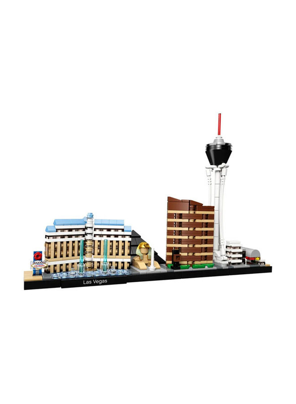 Lego Architecture Las Vegas Building Set, 501 Pieces, Ages 12+, 21047, Multicolour