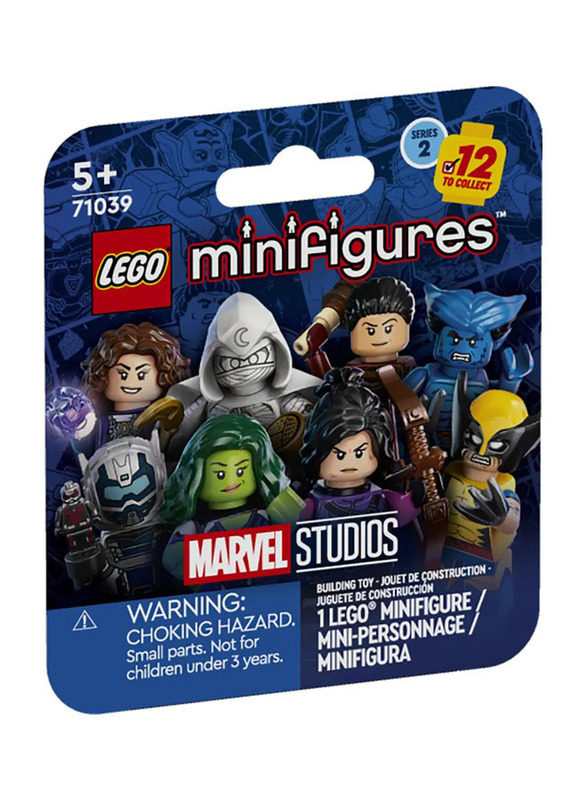 Lego Minifigures Marvel Series 2 Building Set, 10 Pieces, Ages 5+, 71039, Multicolour
