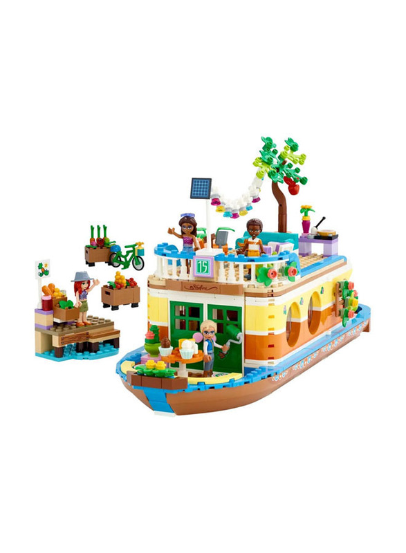 Lego Friends Canal Houseboat Building Set, 737 Pieces, Ages 7+, 41702, Multicolour
