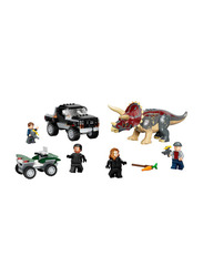 Lego 76950 Jurassic World Triceratops Pickup Truck Ambush Building Set, 210 Pieces, Ages 7+