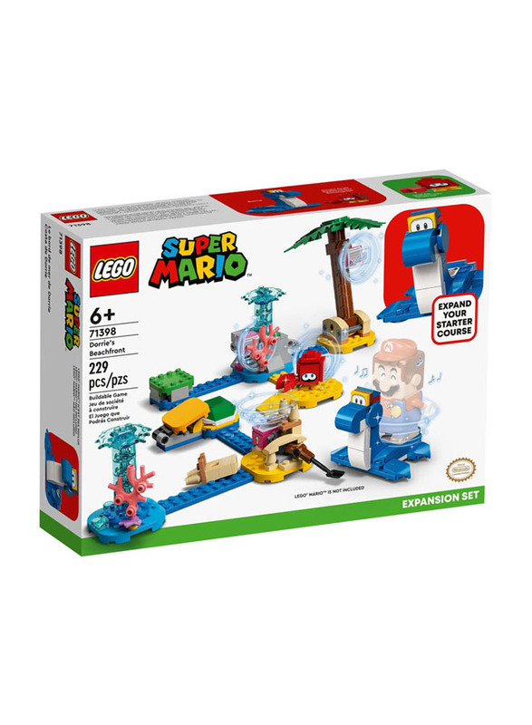 Lego Super Mario: Dorrie's Beachfront Expansion Set, 71398, 229 Pieces, Ages 6+