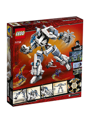Lego 71738 Ninjago Zane's Titan Mech Battle Building Set, 840 Pieces, Ages 9+