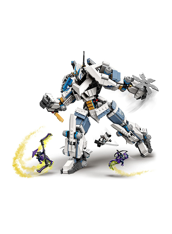 Lego 71738 Ninjago Zane's Titan Mech Battle Building Set, 840 Pieces, Ages 9+