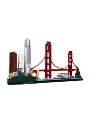 Lego Architecture San Francisco Building Set, 565 Pieces, Ages 12+, 21043, Multicolour