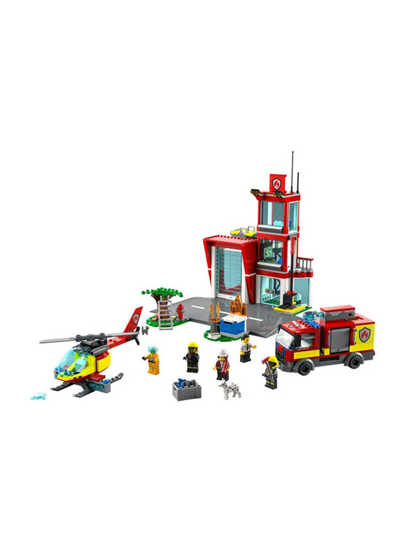 

Lego City Fire Station Building Set, 540 Pieces, Ages 6+, 60320, Multicolour