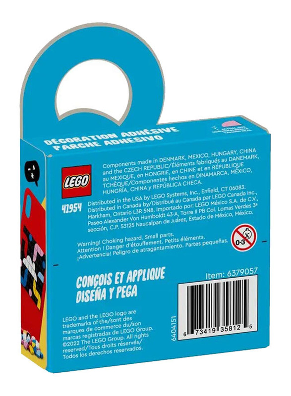 Lego Dots Adhesive Patch Building Set, 95 Pieces, Ages 6+, 41954, Multicolour