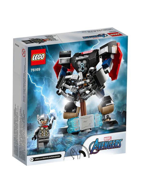 Lego 76169 Marvel Thor Mech Armor Building Set, 139 Pieces, Ages 7+