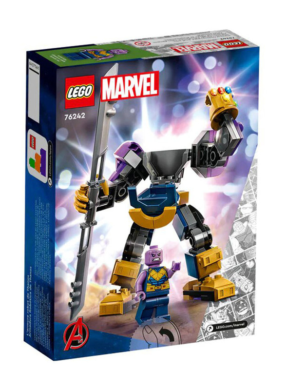 Lego 76242 Marvel Thanos Mech Armor Building Set, 113 Pieces, Ages 6+
