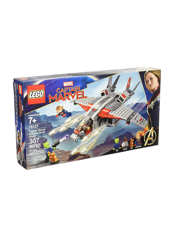 Lego 76127 Captain Marvel and The Skrull Attack, 307 Pieces, Ages 7+