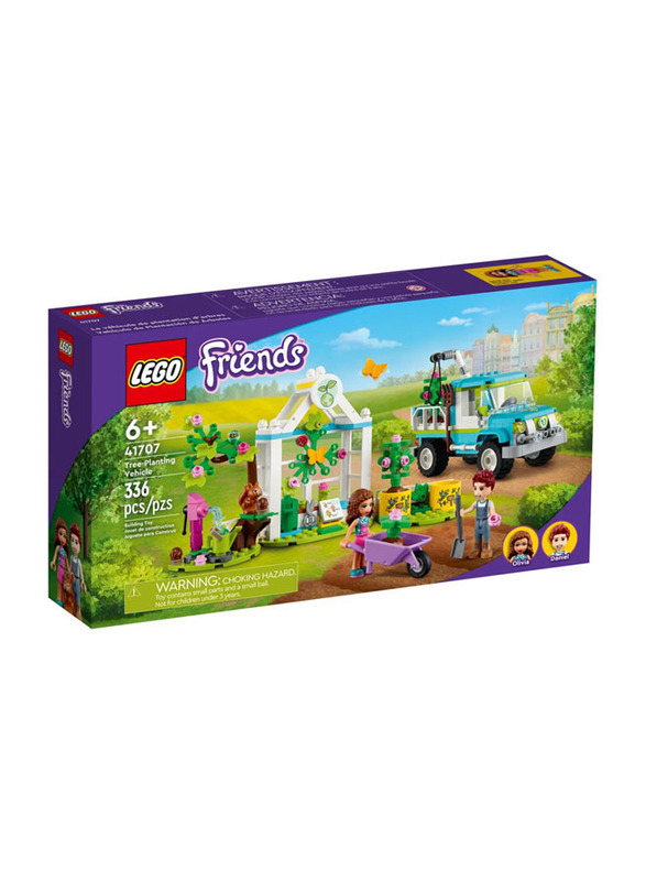 Lego Friends Tree-Planting Vehicle Building Set, 336 Pieces, Ages 6+, 41707, Multicolour