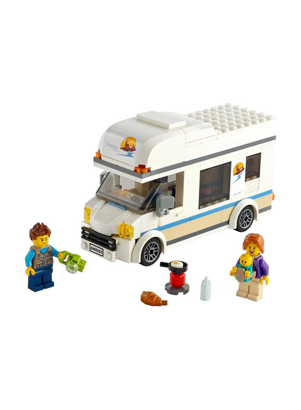 Lego City Holiday Camper Van Building Set, 190 Pieces, Ages 5+, 60283, Multicolour