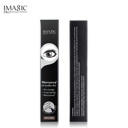 IMAGIC Waterproof Gel Eyeliner Pen  No Smudge Long Lasting HighPrecision Eye Makeup  Black