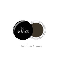 FAMINA21 Lasting Gel Eyebrow - 5g, Shade 04  Long-Lasting Brow Gel for Defined and Natural Brows (Medium Brown)