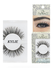 Famina21 Signature 100% Horse Hair Eyelashes, Kylie, Black