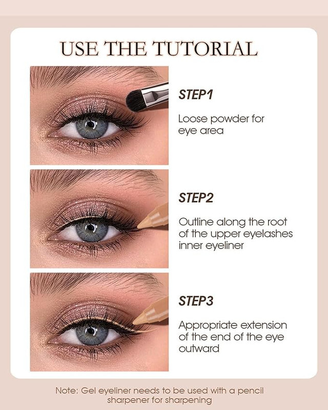 IMAGIC Nude Beige Kohl Kajal Waterproof 1.3g  Long Lasting Smudge Proof Eyeliner for Bold & Precise Eye Makeup