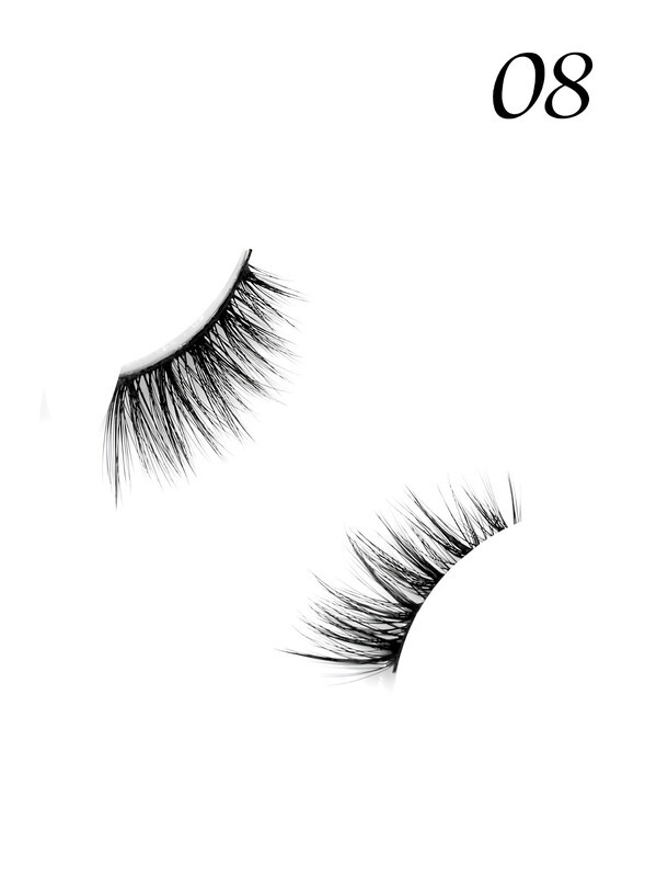 Famina21 Supreme Eyelashes - 20 Models, Natural and Lightweight, Reusable False Eyelashes (FM08)