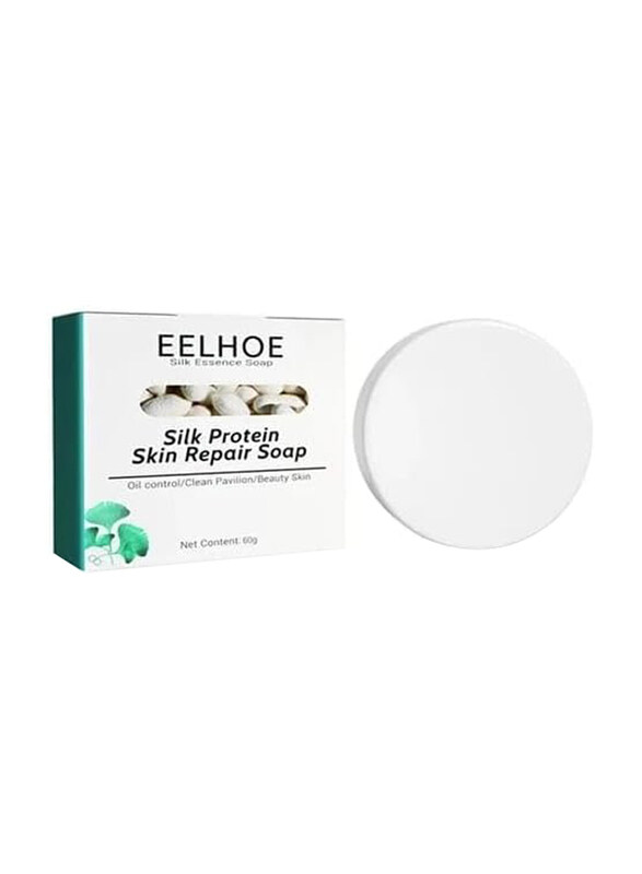 

Generic Eelhoe Silk Protein Skin Repair Soap, White