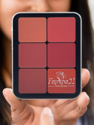 FAMINA21 12-Color Contour-Blusher Cream Palette  Versatile Face Makeup Cream Palette for All Skin Types