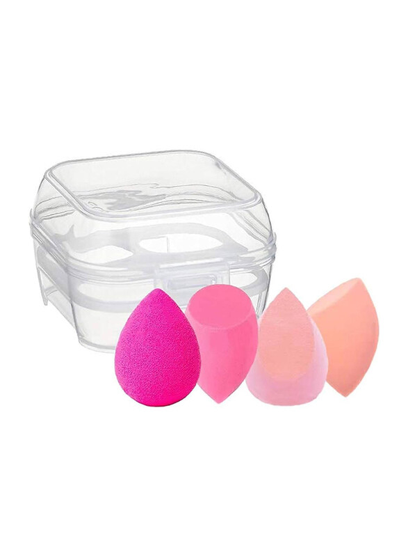 

Generic Makeup Sponge, 4 Pieces, Multicolour