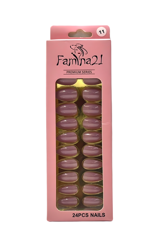 Fake Nails, Famina21 Premium Nails, 24 Pcs With Glue Sticker (11)