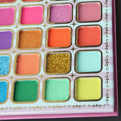 Enchanting 66-Shade Eyeshadow Palette - Matte, Pearly, and Shimmer Finishes , for Daily Glam, Festivals, and Birthdays , Anime Princess-Inspired Packaging