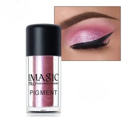 IMAGIC Metallic Pigment Glitter Eyeshadow Palette  9 Vibrant Colors  High-Shine  Long Lasting Sparkle for Bold Eye Makeup (P4 Dazzling)