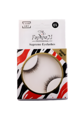 Famina21 Supreme Eyelashes - 20 Models, Natural and Lightweight, Reusable False Eyelashes (FM01)