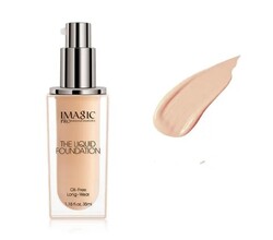 IMAGIC Oil Free Liquid Foundation  Full Coverage Matte Finish  Long Lasting Lightweight Formula for All Skin Types (1352)