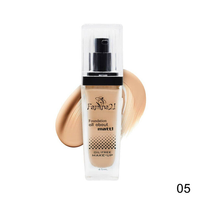 Famina21 Matte Foundation - 06 Shades (05)