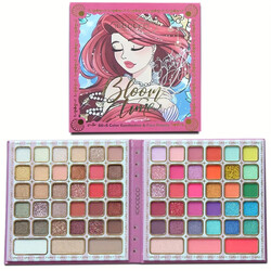 Enchanting 66-Shade Eyeshadow Palette - Matte, Pearly, and Shimmer Finishes , for Daily Glam, Festivals, and Birthdays , Anime Princess-Inspired Packaging