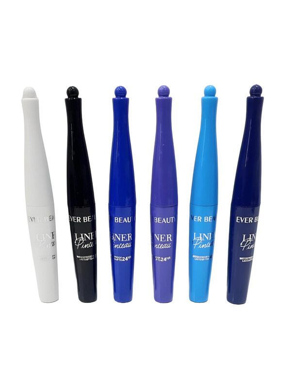 

Dragon Ranee Waterproof Liquid Colourful Eyeliner, 6 Piece, Multicolour