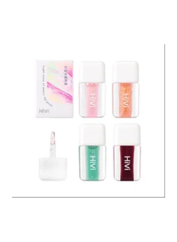 Hivi Light Sense of Water Lip Tint, 4 Piece, Multicolour, Multicolour