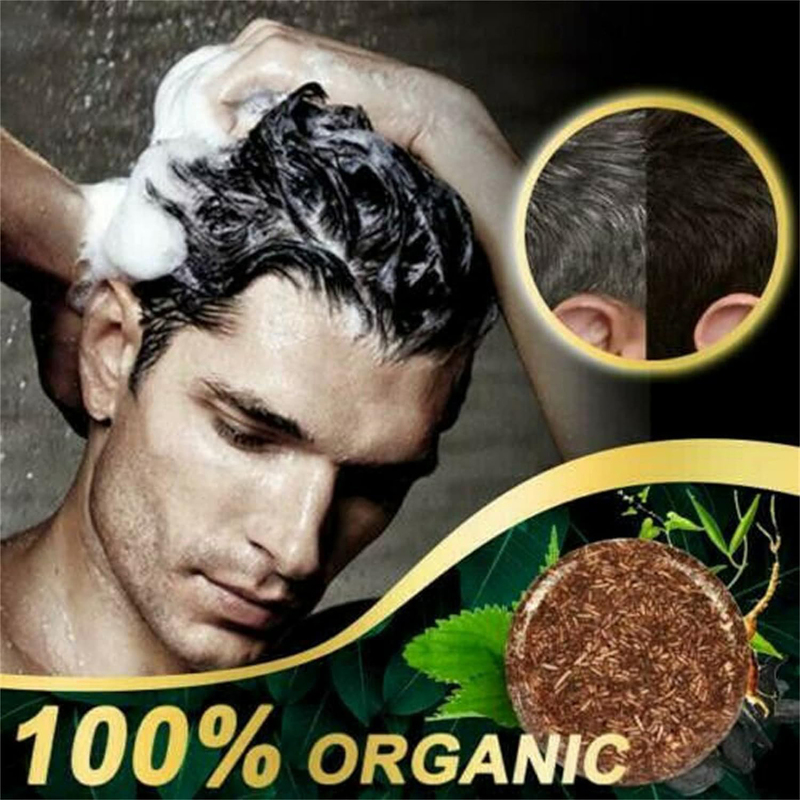 Hira Darkening Shampoo Bar, Brown