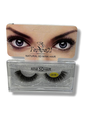 Famina21 Natural 6D/5D Mink Hair Eyelashes, (A), (A18), Black